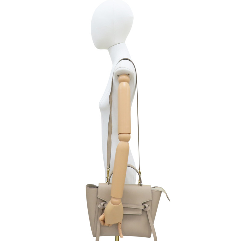 卡其色 牛皮 Belt Bag 兩用包【CELINE 賽琳】-6