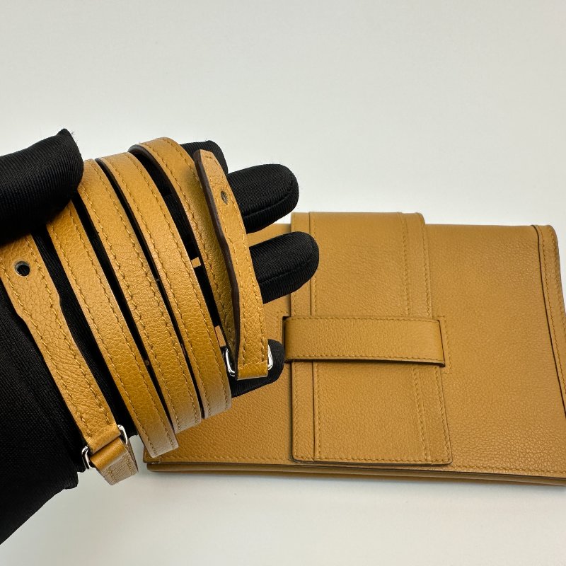 愛馬仕 Passant 手提包，Evercolor 皮革，女士單肩/斜背包，焦糖色-7