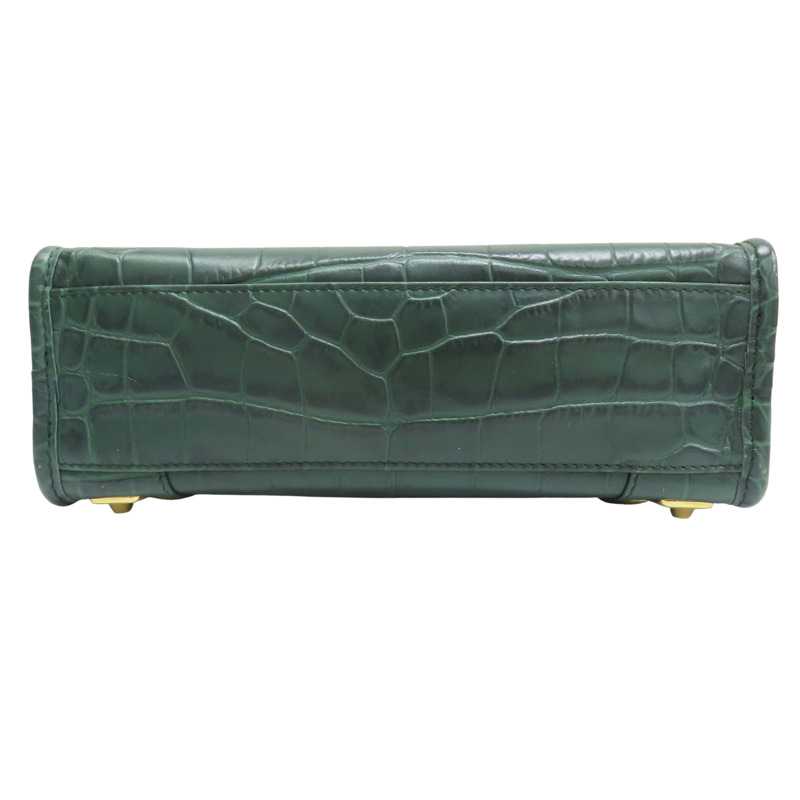 綠色 牛皮 Metallic Edge Mini City 兩用包 390160【BALENCIAGA 巴黎世家】 #390160-3