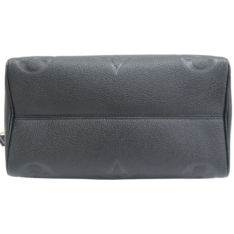 黑色 原花 牛皮 壓紋 Speedy Bandouliere 25 兩用包【LOUIS VUITTON LV 路易威登】 M58951-3