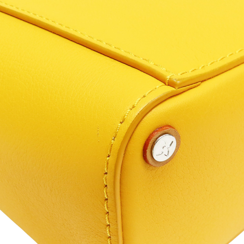 黃色 牛皮 Vertical Box Trunk 肩背包【LOUIS VUITTON LV 路易威登】 M59666-9