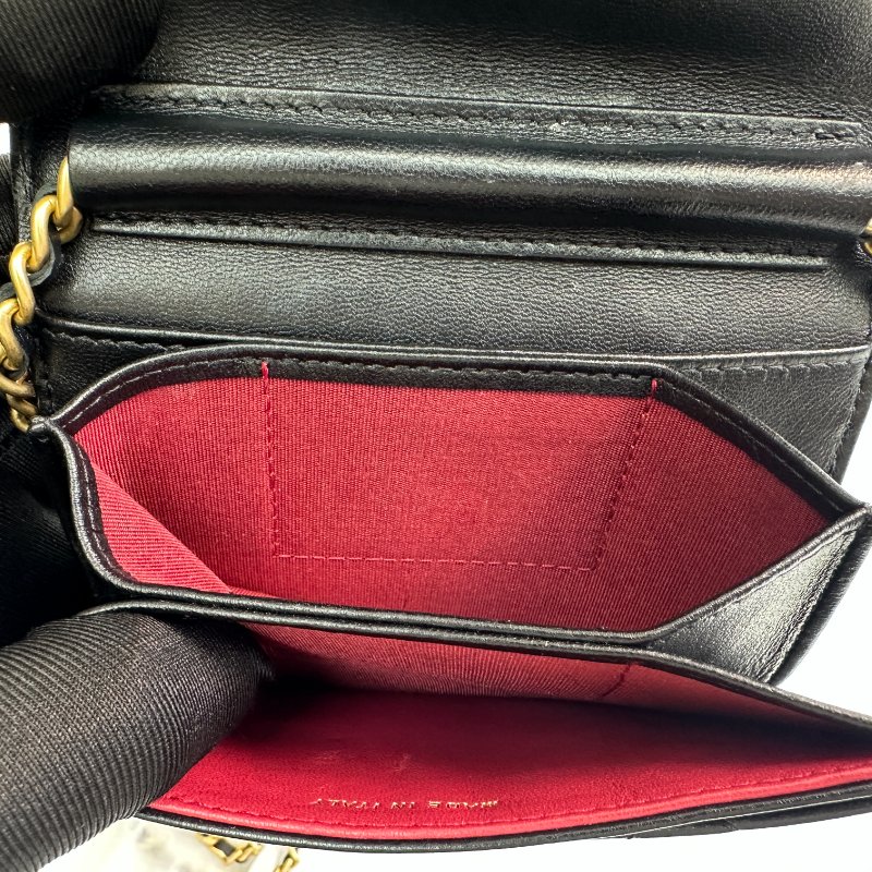 香奈兒經典斜背包,珍珠手柄,羊皮方形零錢包,小號-7