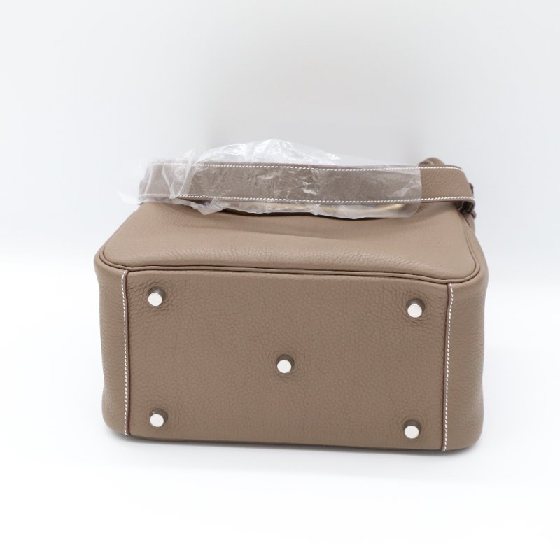 【全新狀況♥️配件齊全】Hermès 愛馬仕 Lindy26 大象灰 TC 皮 牛皮 U刻 單肩包-7