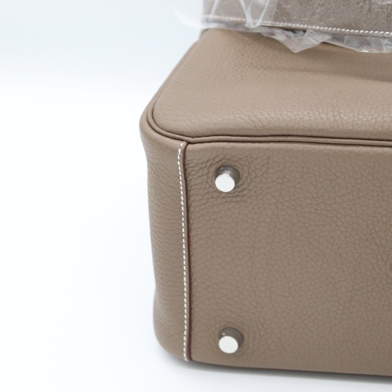 【全新狀況♥️配件齊全】Hermès 愛馬仕 Lindy26 大象灰 TC 皮 牛皮 U刻 單肩包-10