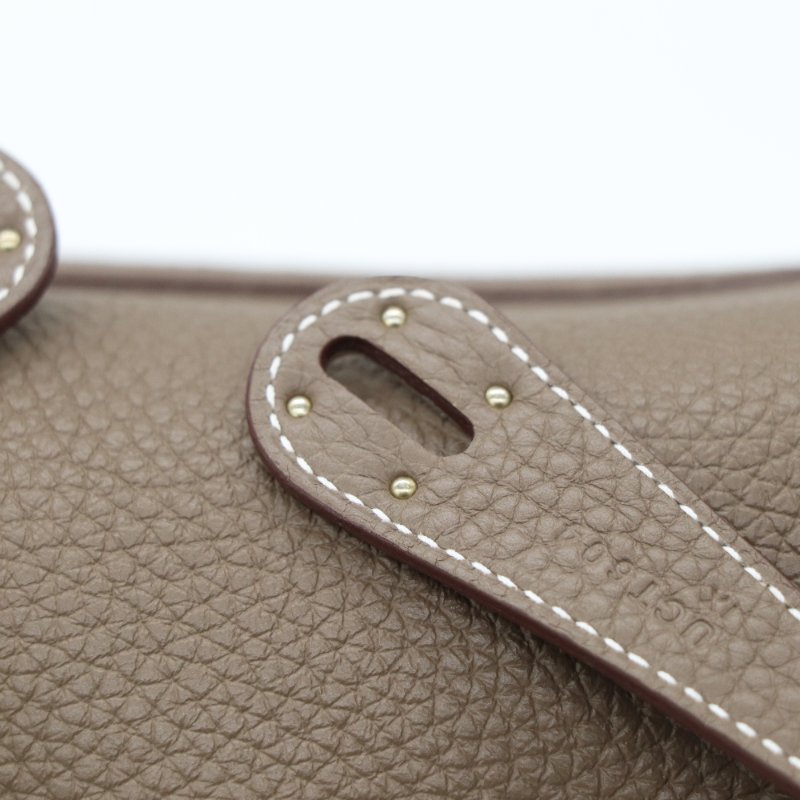 【全新狀況♥️配件齊全】Hermès 愛馬仕 Lindy26 大象灰 TC 皮 牛皮 U刻 單肩包-16