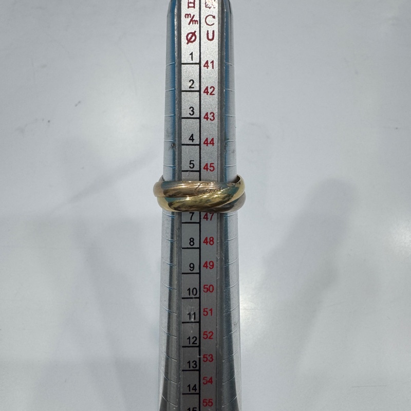 Cartier 卡地亞三環戒-11