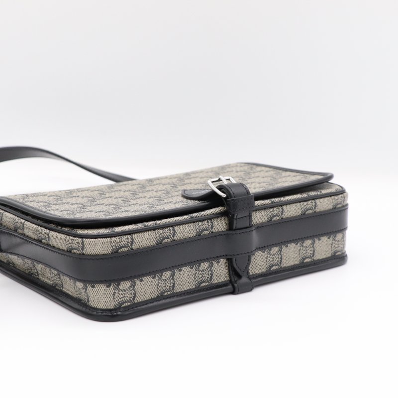 Celine 思琳 FOLCO標誌印花 牛皮革 小號 信差袋 郵差包 斜挎包-4