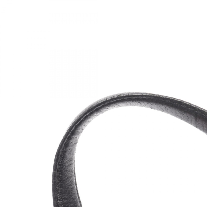 Salvatore Ferragamo Vara 緞帶手提包 尼龍皮革 黑色 二手 女士-9