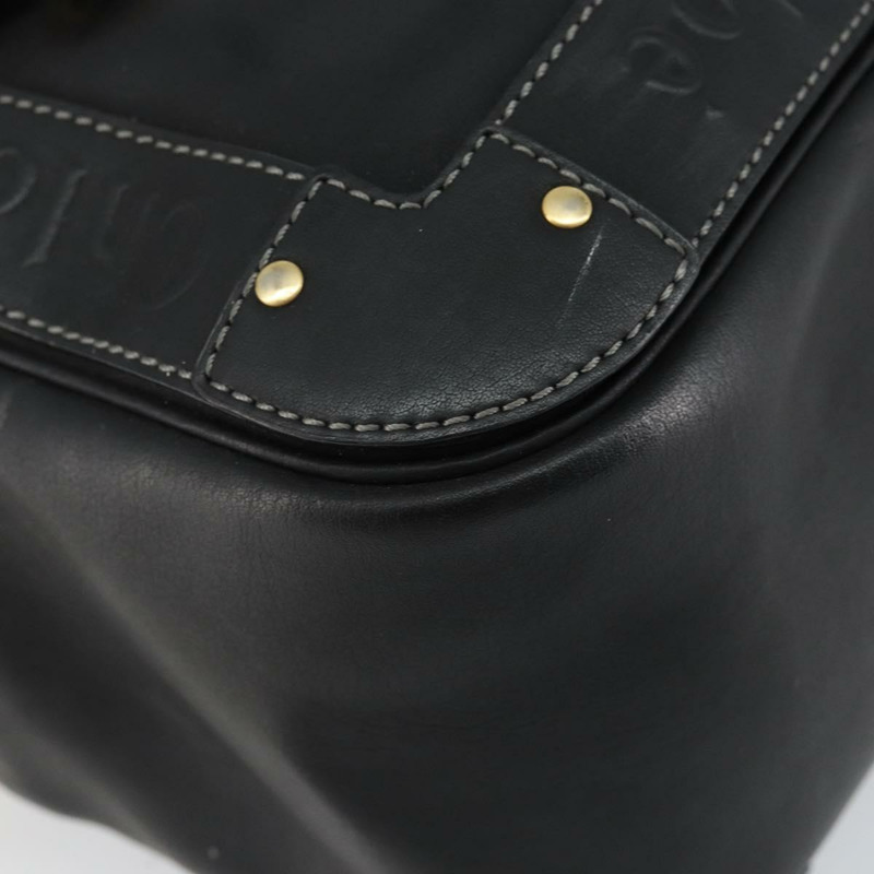 【日本直送】Chloe Eden 肩背包 皮革 兩用 黑色 金色 正品 am9425-13