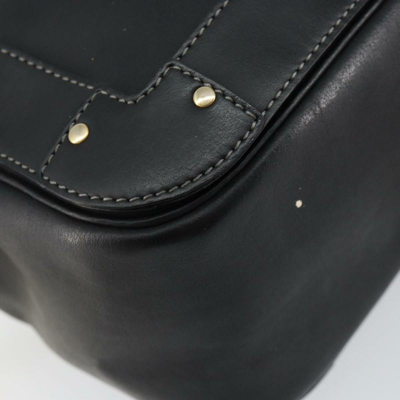 【日本直送】Chloe Eden 肩背包 皮革 兩用 黑色 金色 正品 am9425-15