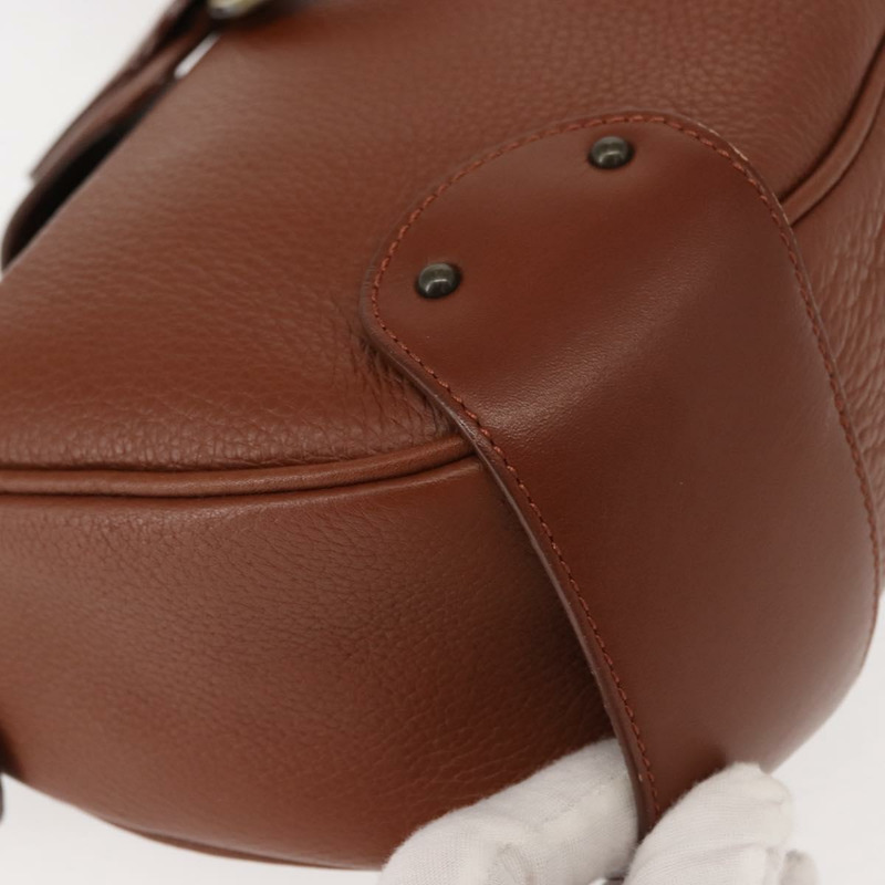 【日本直送】Chloe 棕色金色皮革肩背包 正品 am9467V-8