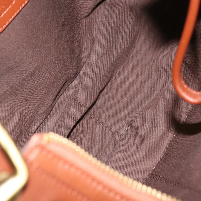 【日本直送】Chloe 棕色金色皮革肩背包 正品 am9467V-11