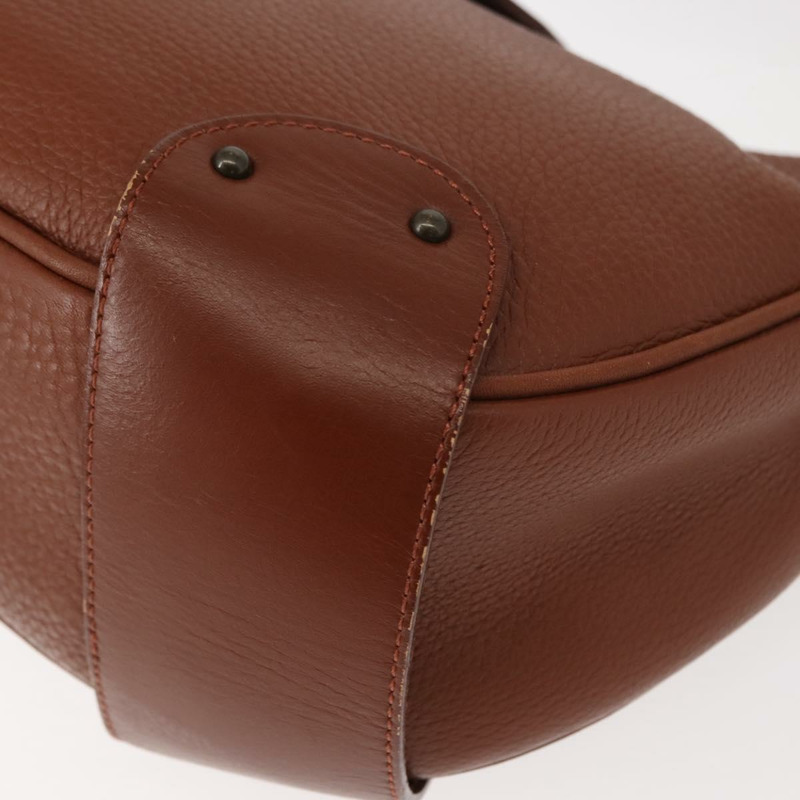 【日本直送】Chloe 棕色金色皮革肩背包 正品 am9467V-13