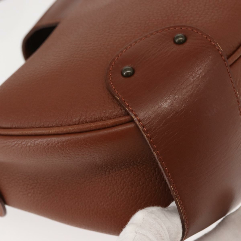 【日本直送】Chloe 棕色金色皮革肩背包 正品 am9467V-14