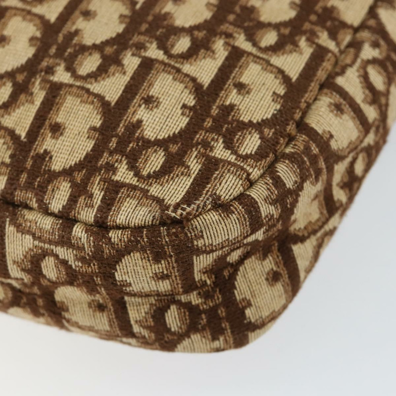 【日本直送】Christian Dior Trotter帆布肩背包 棕色金色 正品 146954-8