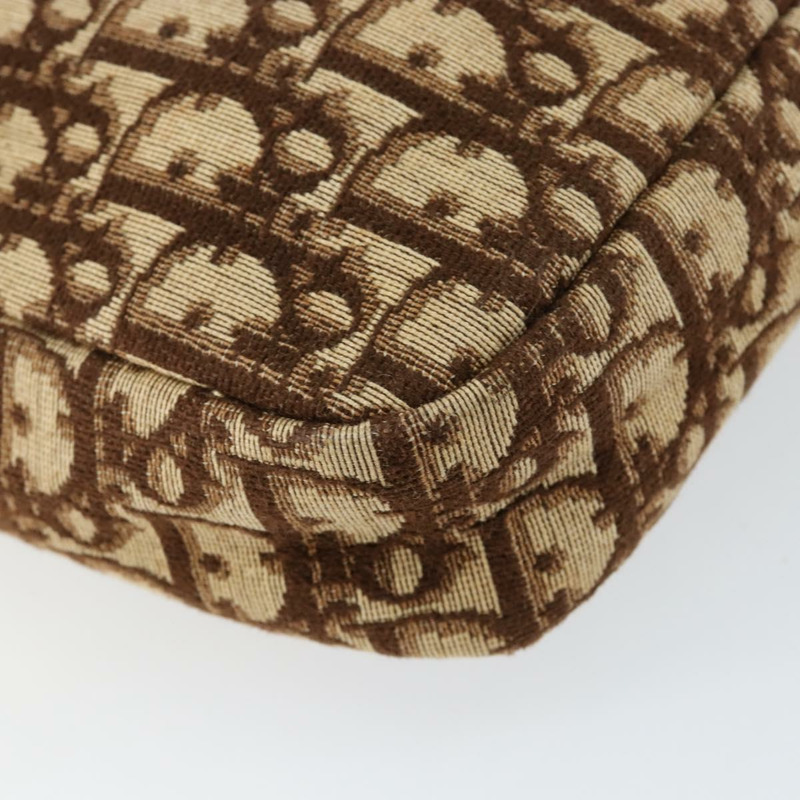 【日本直送】Christian Dior Trotter帆布肩背包 棕色金色 正品 146954-15