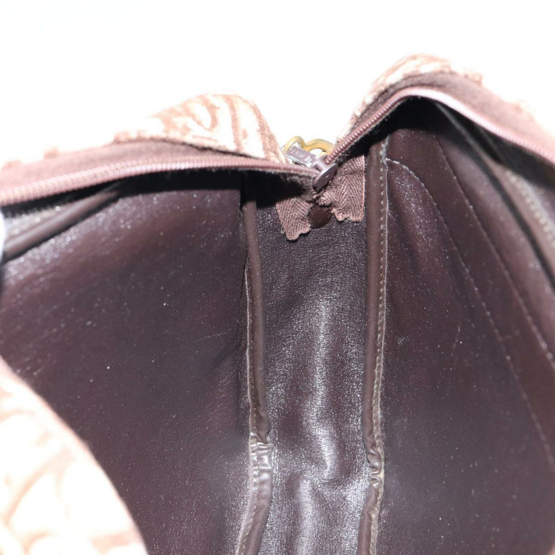 【日本直送】Christian Dior Trotter帆布肩背包 棕色金色 正品 146954-17