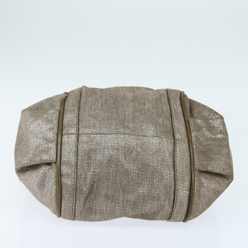 【日本直送】Chloe Etel 手提包 皮革 兩用 米色 金色 正品 gh1152-4