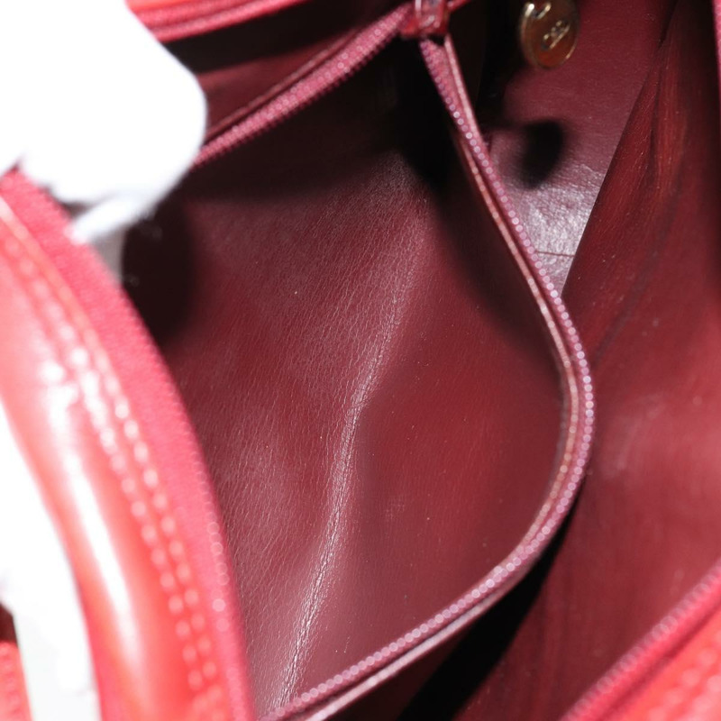 【日本直送】Christian Dior 紅色金色皮革肩背包，正品編號 149151-20