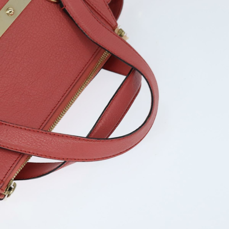 【日本直送】Chloe Bridget 手提包 真皮 兩用 粉金配色 正品 BA7368-6