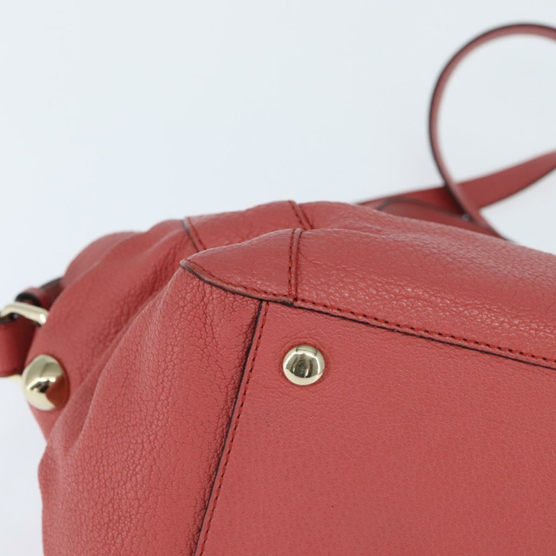 【日本直送】Chloe Bridget 手提包 真皮 兩用 粉金配色 正品 BA7368-15