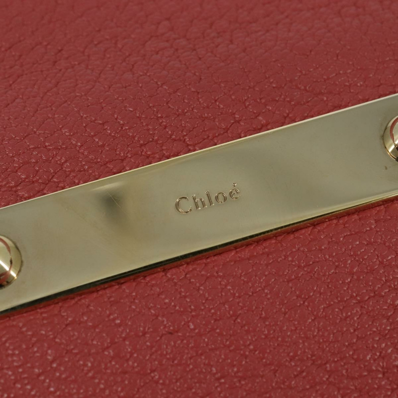 【日本直送】Chloe Bridget 手提包 真皮 兩用 粉金配色 正品 BA7368-18