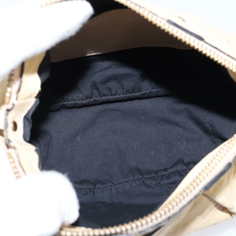 【日本直送】Chloe 手提包 皮革 兩用 米色 金色 正品 BA7370-10