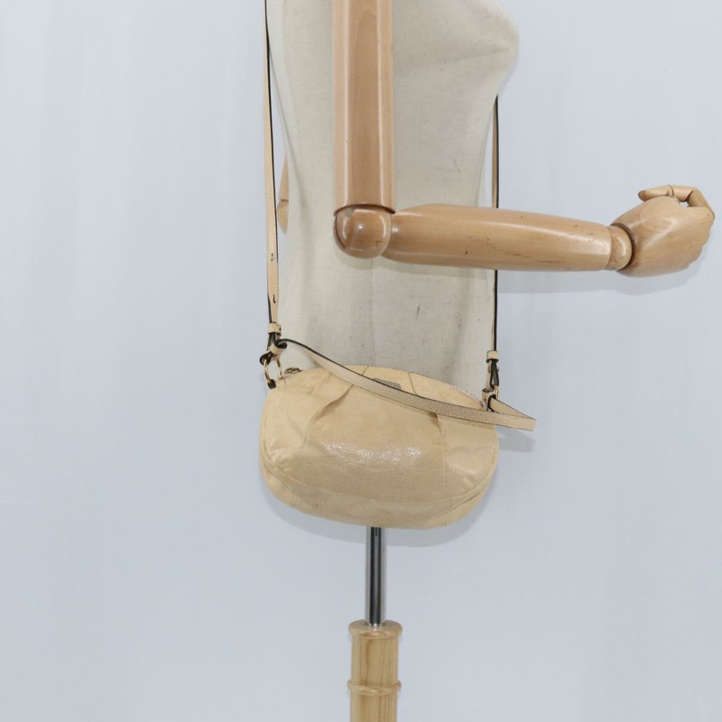 【日本直送】Chloe 手提包 皮革 兩用 米色 金色 正品 BA7370-21