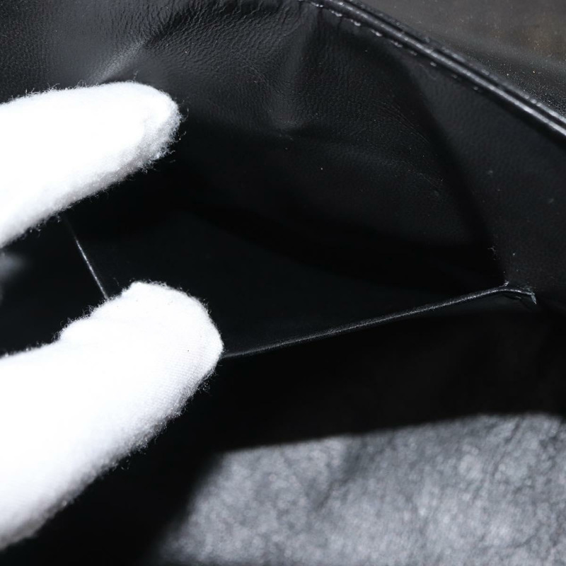 【日本直送】Chloe 鏈條單肩包 皮革 黑色 金色 正品 149333-20