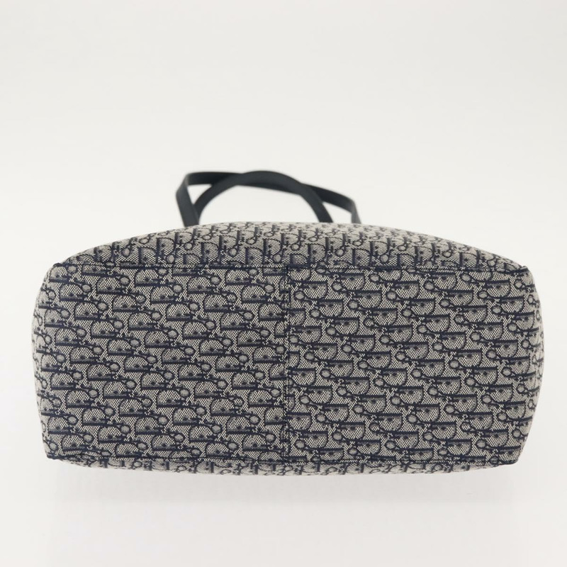 【日本直送】Christian Dior Trotter帆布手提包 海軍藍 銀色 正品 148878-4