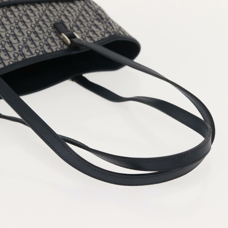 【日本直送】Christian Dior Trotter帆布手提包 海軍藍 銀色 正品 148878-6