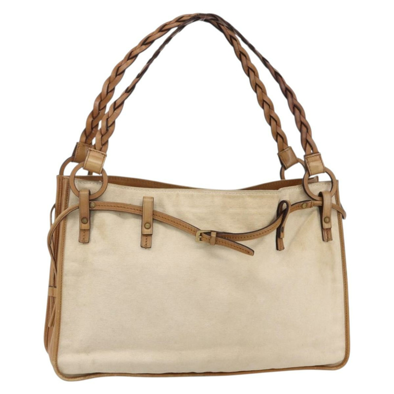 【日本直送】GUCCI 單肩包 帆布 皮革 米棕色 109133 正品 121302-0