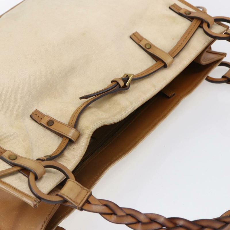 【日本直送】GUCCI 單肩包 帆布 皮革 米棕色 109133 正品 121302-4
