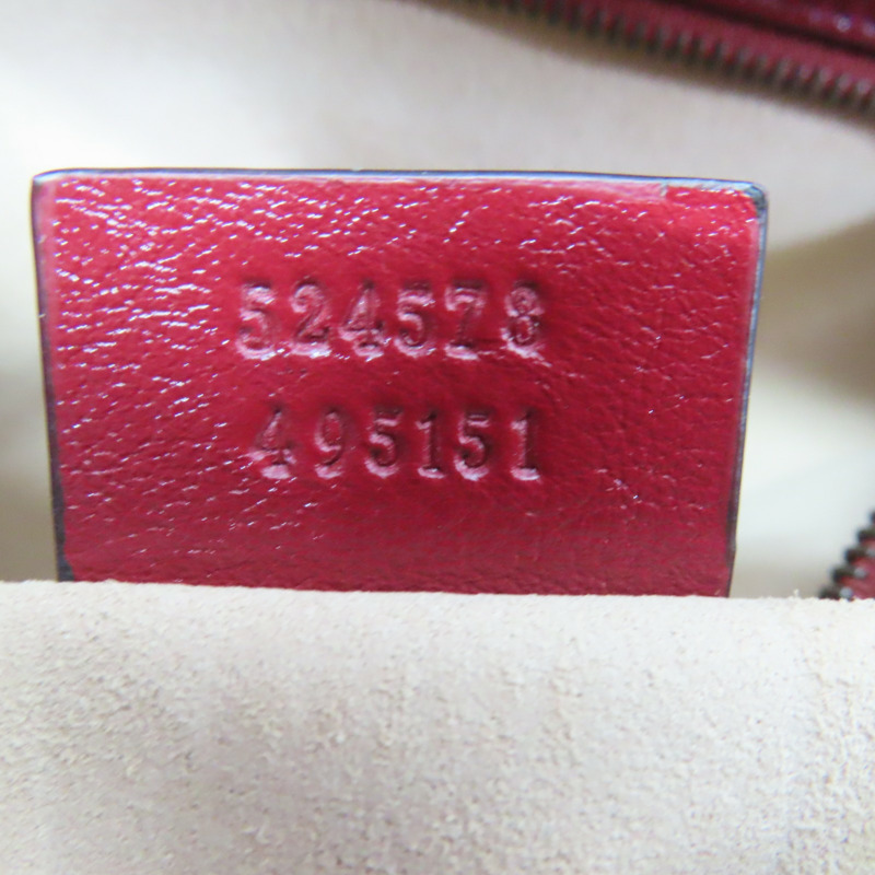 紅色 牛色 GG Marmont 肩背包 524578【GUCCI 古馳】 524578-7