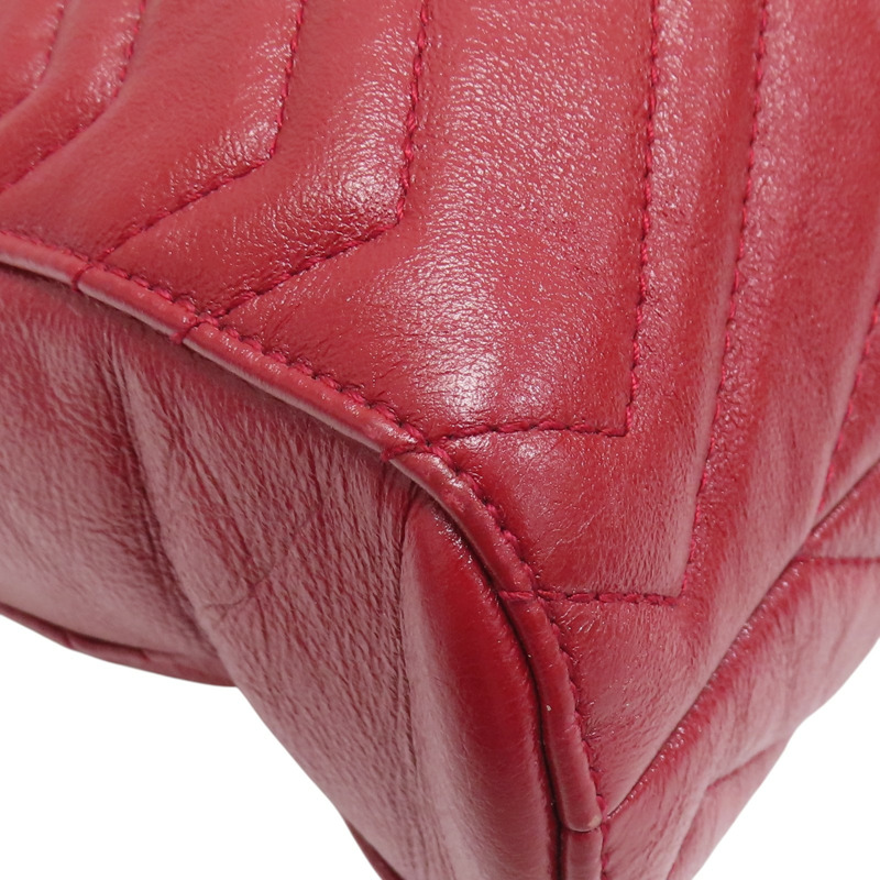 紅色 牛色 GG Marmont 肩背包 524578【GUCCI 古馳】 524578-11