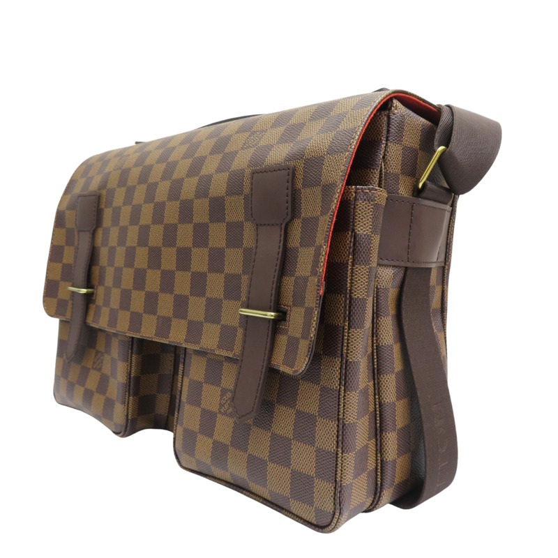 棕色 棋盤格 帆布 Broadway 肩背包 N42270【LOUIS VUITTON LV 路易威登】 N42270-2