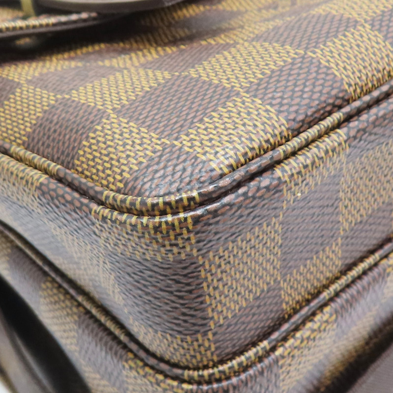 棕色 棋盤格 帆布 Broadway 肩背包 N42270【LOUIS VUITTON LV 路易威登】 N42270-8