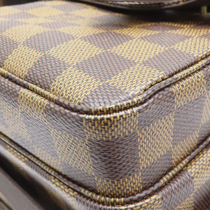 棕色 棋盤格 帆布 Broadway 肩背包 N42270【LOUIS VUITTON LV 路易威登】 N42270-9