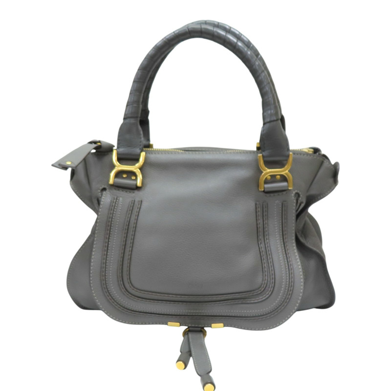 灰色 牛皮 Marcie 肩背包 3S0859-161【Chloe 克羅伊】 3S0859-161-0