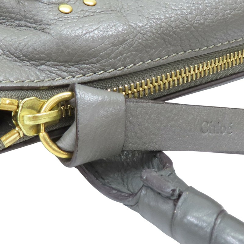 灰色 牛皮 Marcie 肩背包 3S0859-161【Chloe 克羅伊】 3S0859-161-13