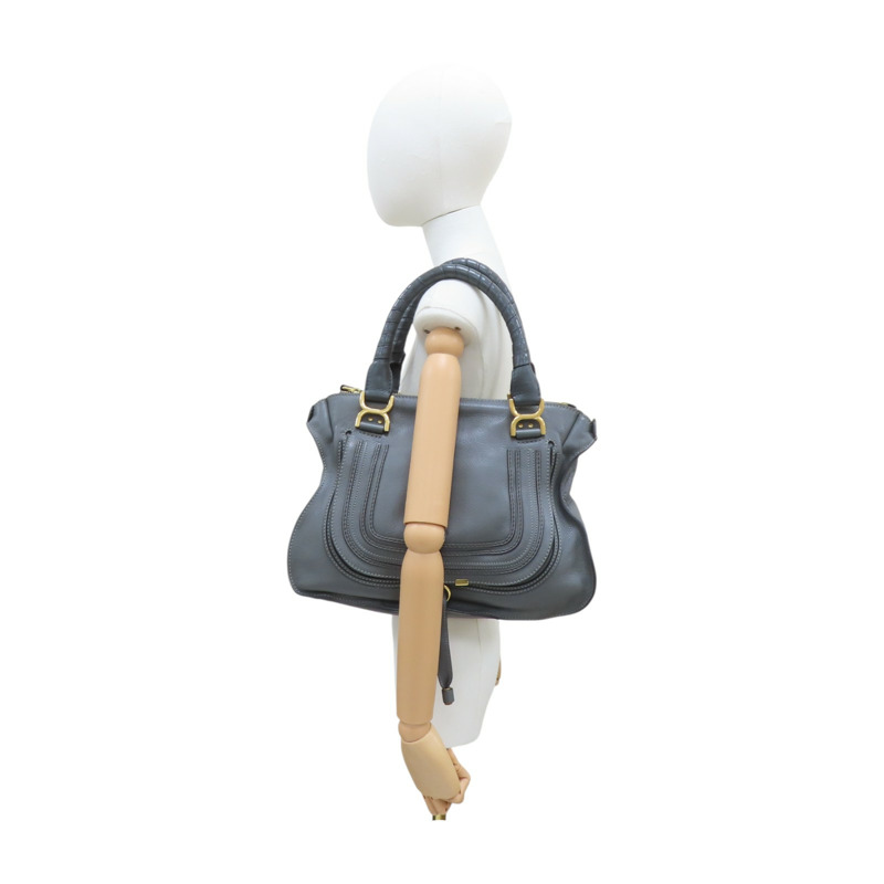 灰色 牛皮 Marcie 肩背包 3S0859-161【Chloe 克羅伊】 3S0859-161-14