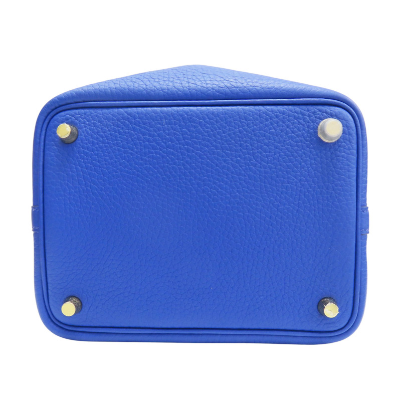 皇家藍 TC牛皮 Picotin Lock 18 手提包 U刻 金釦【HERMES 愛馬仕】 U刻-3