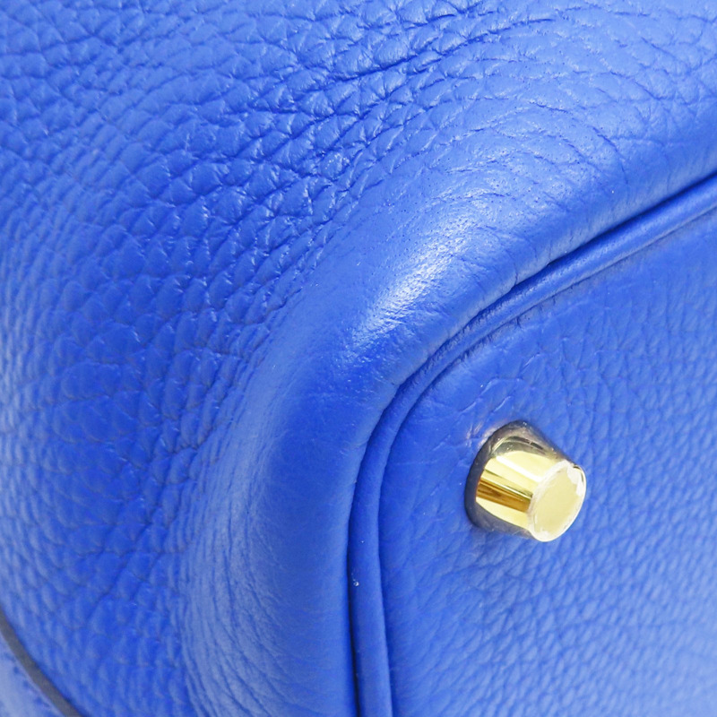 皇家藍 TC牛皮 Picotin Lock 18 手提包 U刻 金釦【HERMES 愛馬仕】 U刻-8