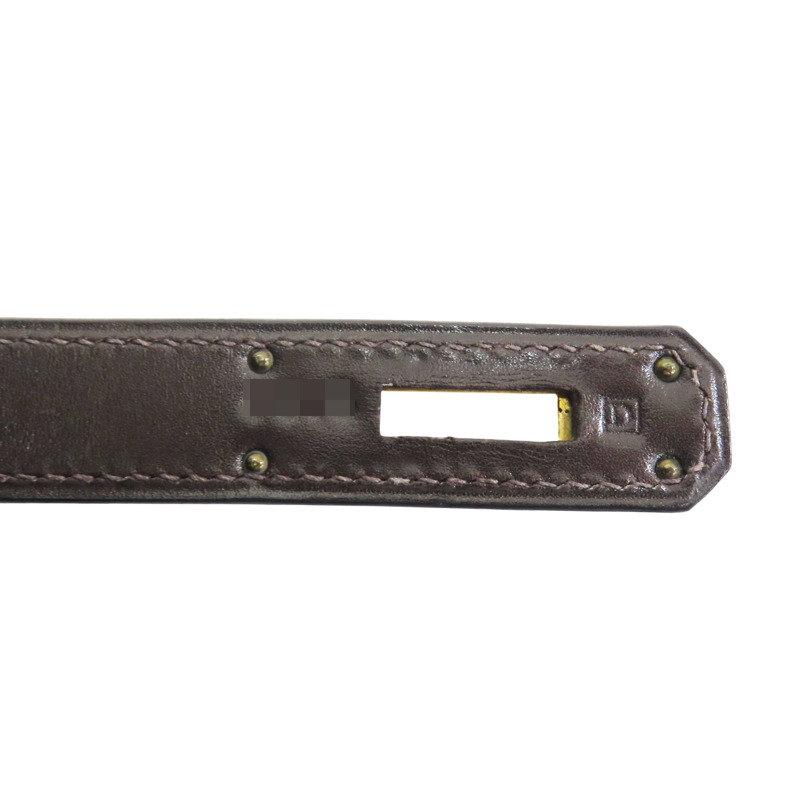 巧克力色 Box牛皮 Kelly 32 凱莉包 兩用包 口D刻 金釦【HERMES 愛馬仕】-6