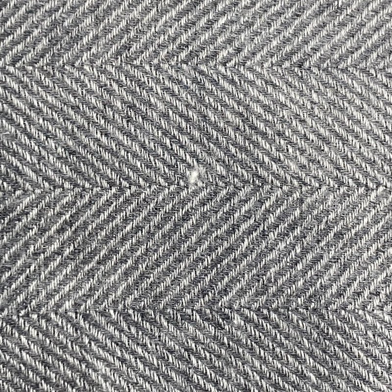 HERMES 愛馬仕 圍巾 絲 CASHMERE 灰色 素面-8