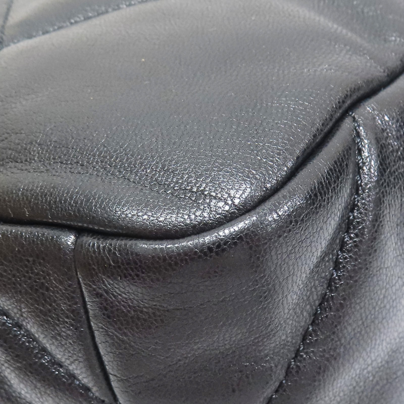 黑色 牛皮 19 26CM 鍊帶 肩背包 金釦【CHANEL 香奈兒】 AS1160-14