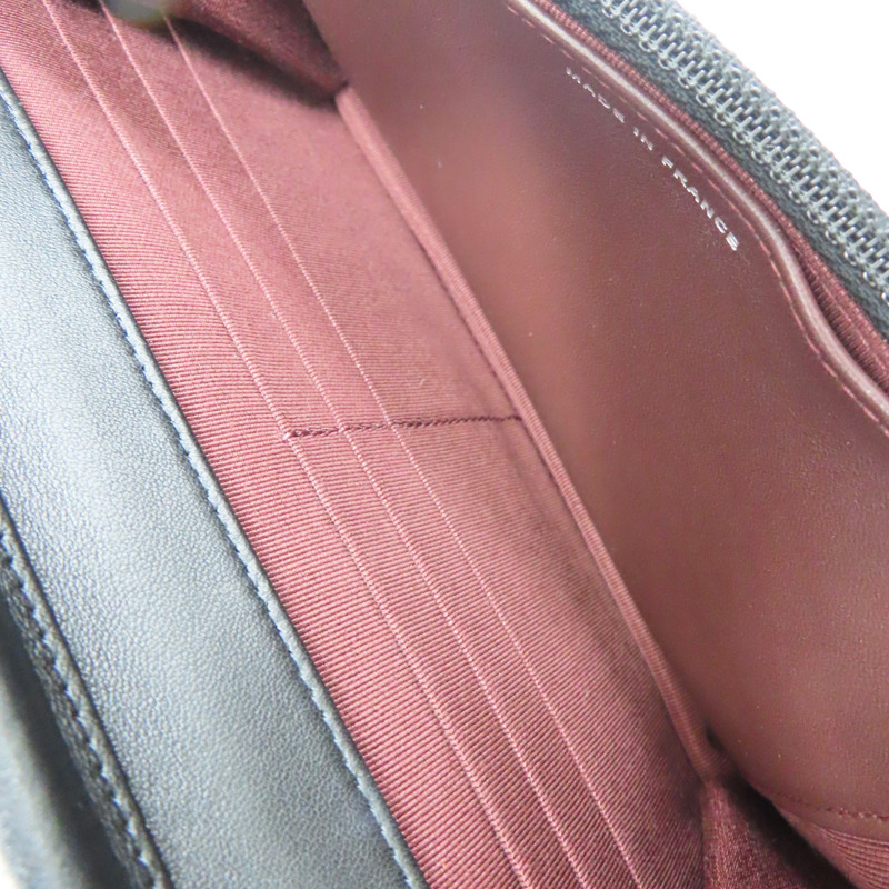 黑色 羊皮 WOC 鍊帶 肩背包 銀釦【CHANEL 香奈兒】 AP0250-4