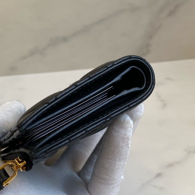 💯 Dior 對開短夾 黑金款 泰國購買證明-5