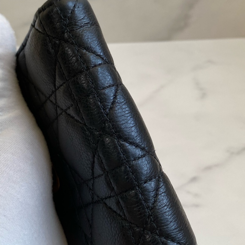 💯 Dior 對開短夾 黑金款 泰國購買證明-6