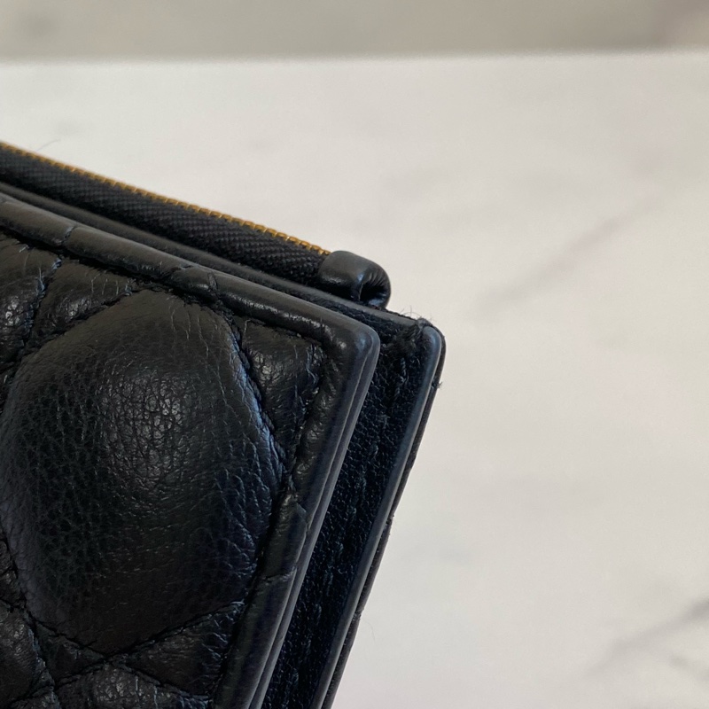 💯 Dior 對開短夾 黑金款 泰國購買證明-7